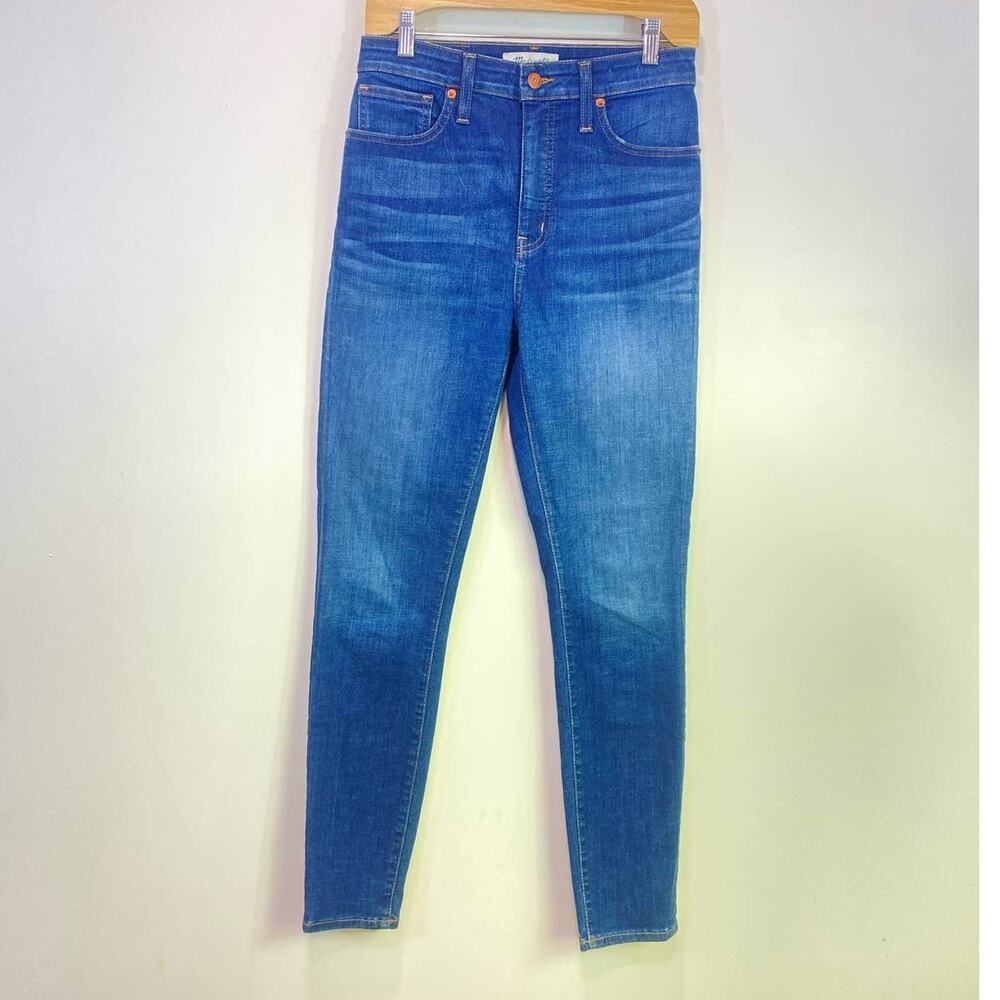Madewell NWOT Blue Curvy High Rise Skinny Jeans 28